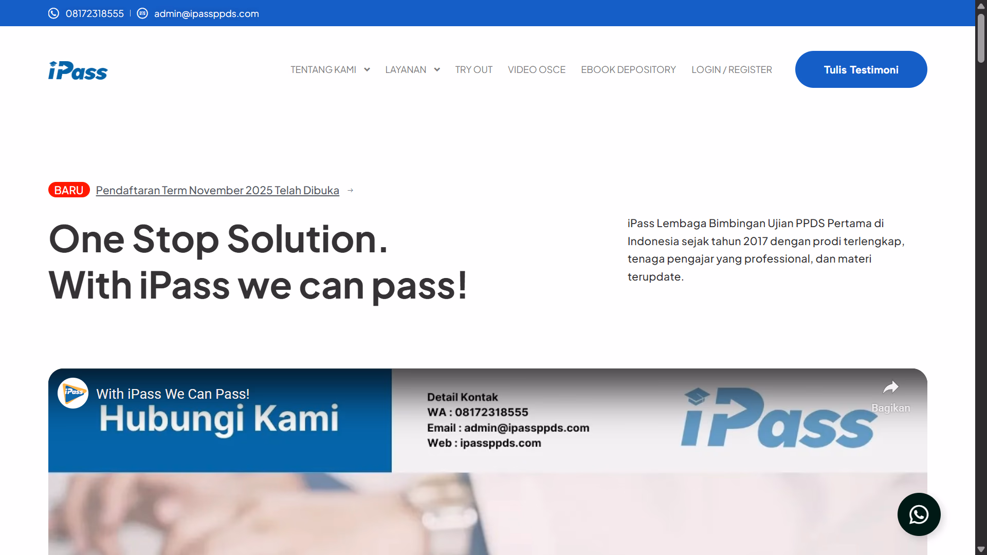 Website - iPass PPDS Course